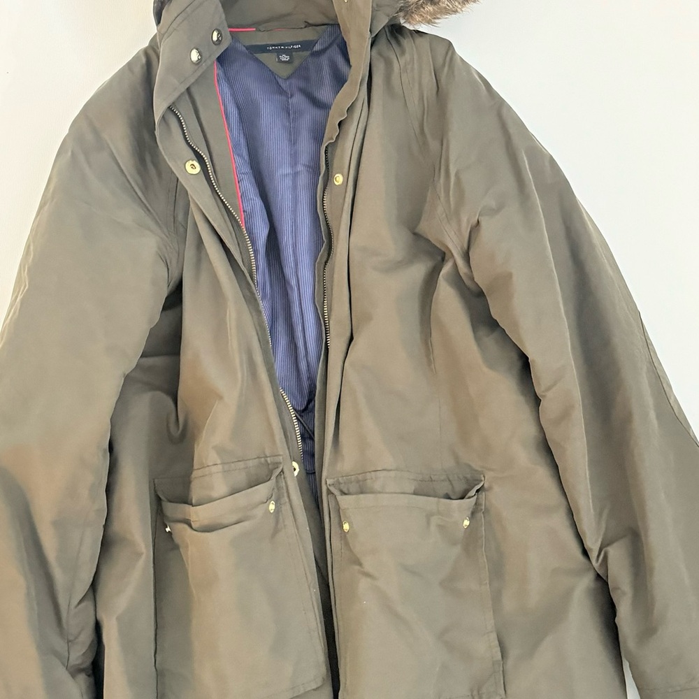 Tommy Hilfiger Olive Puffer Jacket